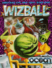 Wizball Amstrad CPC US box art
